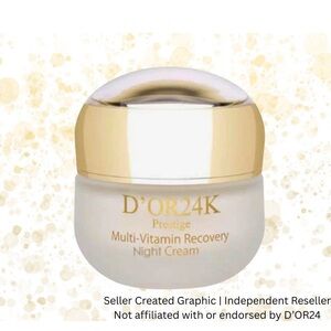 Prestige Multi-Vitamin Recovery Night Cream — Gold/White